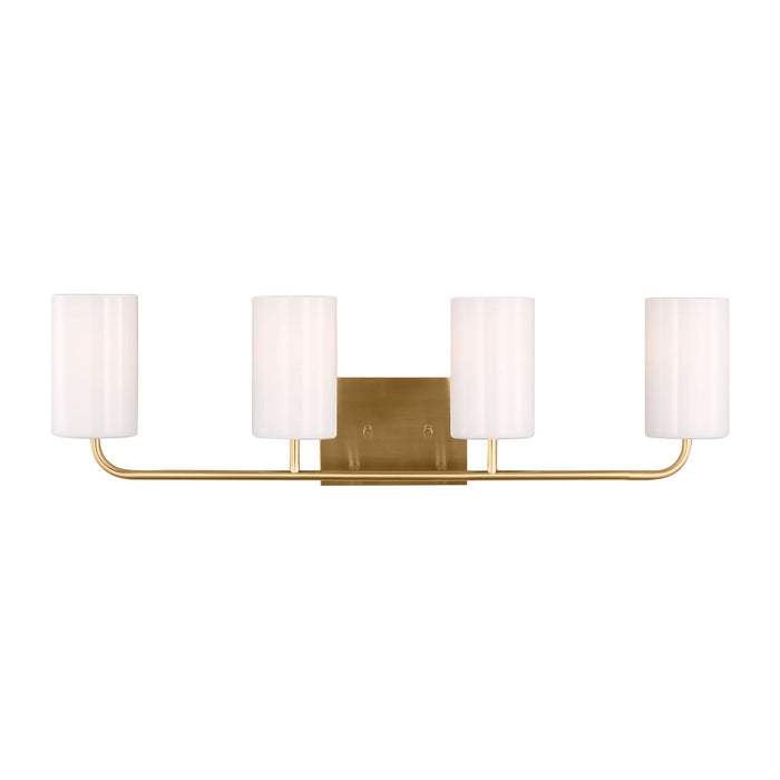 Myhouse Lighting Generation Lighting - GLV1004EN3/SB - Four Light Vanity - Rhett - Satin Bronze