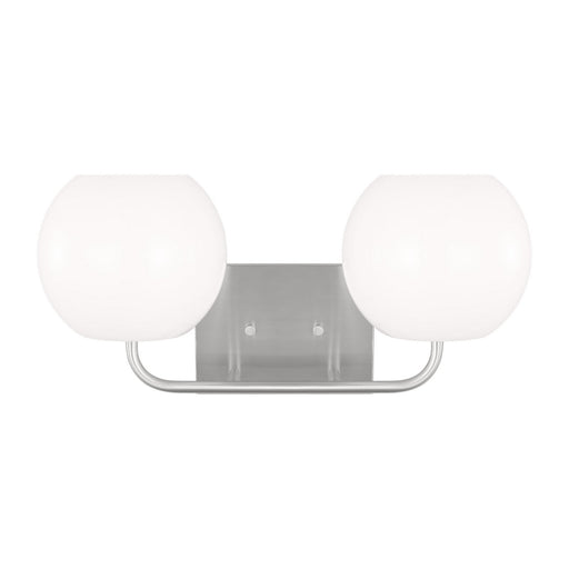 Myhouse Lighting Generation Lighting - GLV1012EN3/BS - Two Light Vanity - Rory - Brushed Steel