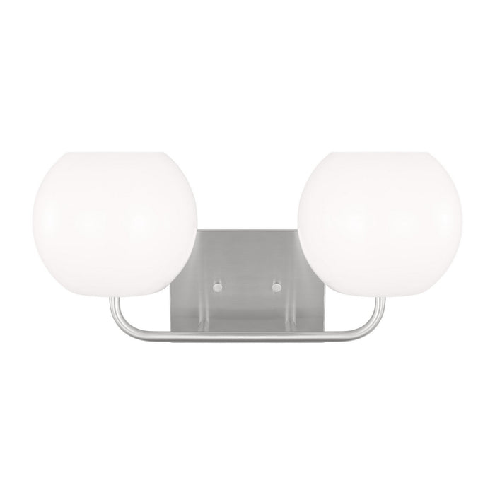 Myhouse Lighting Generation Lighting - GLV1012EN3/BS - Two Light Vanity - Rory - Brushed Steel