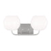 Myhouse Lighting Generation Lighting - GLV1012EN3/BS - Two Light Vanity - Rory - Brushed Steel