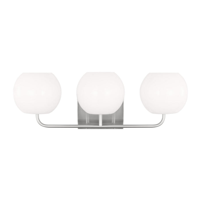 Myhouse Lighting Generation Lighting - GLV1013EN3/BS - Three Light Vanity - Rory - Brushed Steel