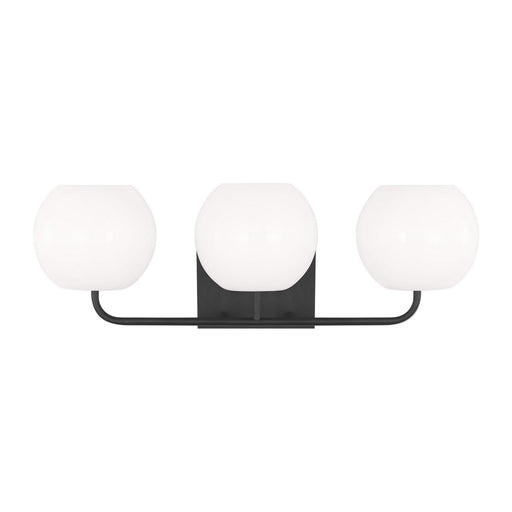 Myhouse Lighting Generation Lighting - GLV1013EN3/MBK - Three Light Vanity - Rory - Midnight Black
