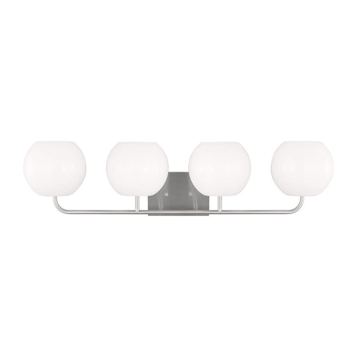 Myhouse Lighting Generation Lighting - GLV1014EN3/BS - Four Light Vanity - Rory - Brushed Steel