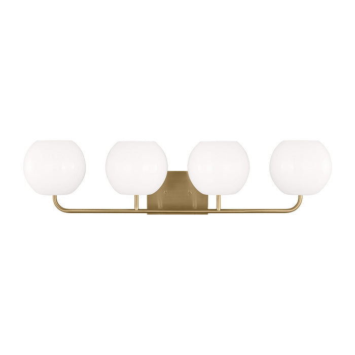 Myhouse Lighting Generation Lighting - GLV1014EN3/SB - Four Light Vanity - Rory - Satin Bronze