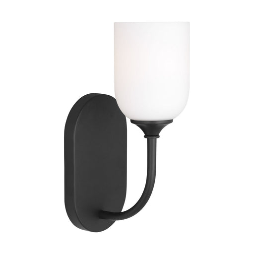 Myhouse Lighting Generation Lighting - GLV1021EN3/MBK - One Light Vanity - Emile - Midnight Black
