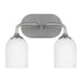 Myhouse Lighting Generation Lighting - GLV1022EN3/BS - Two Light Vanity - Emile - Brushed Steel