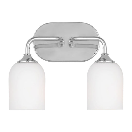 Myhouse Lighting Generation Lighting - GLV1022EN3/CH - Two Light Vanity - Emile - Chrome