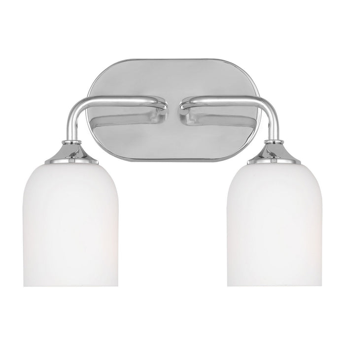 Myhouse Lighting Generation Lighting - GLV1022EN3/CH - Two Light Vanity - Emile - Chrome