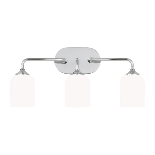 Myhouse Lighting Generation Lighting - GLV1023EN3/CH - Three Light Vanity - Emile - Chrome