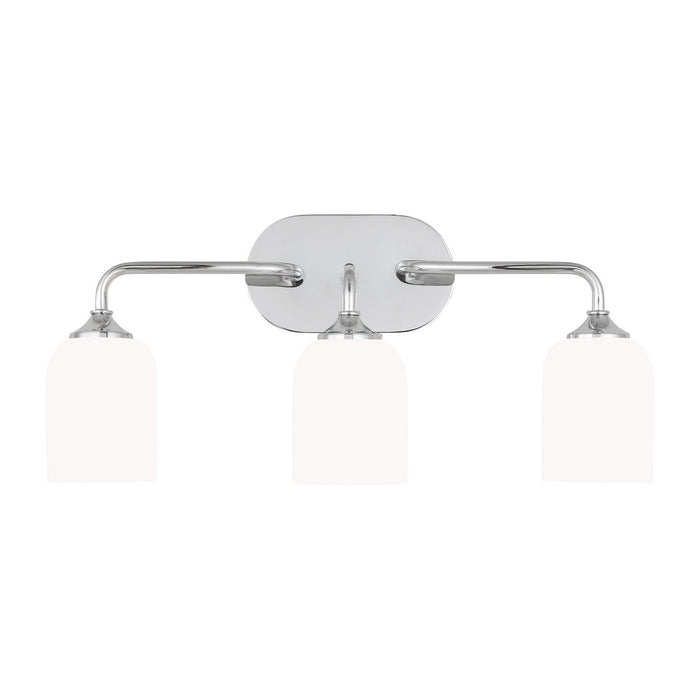 Myhouse Lighting Generation Lighting - GLV1023EN3/CH - Three Light Vanity - Emile - Chrome