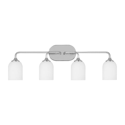 Myhouse Lighting Generation Lighting - GLV1024EN3/CH - Four Light Vanity - Emile - Chrome