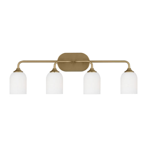 Myhouse Lighting Generation Lighting - GLV1024EN3/SB - Four Light Vanity - Emile - Satin Bronze