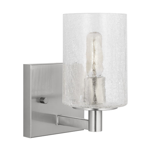 Myhouse Lighting Generation Lighting - GLV1031EN/BS - One Light Wall / Bath Sconce - Parker - Brushed Steel