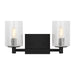Myhouse Lighting Generation Lighting - GLV1032EN/MBK - Two Light Wall / Bath - Parker - Midnight Black