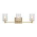 Myhouse Lighting Generation Lighting - GLV1033EN/SB - Three Light Wall / Bath - Parker - Satin Bronze