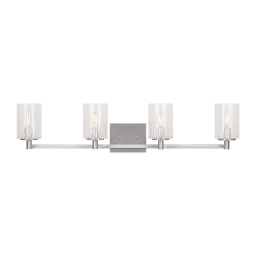 Myhouse Lighting Generation Lighting - GLV1034EN/BS - Four Light Wall / Bath - Parker - Brushed Steel