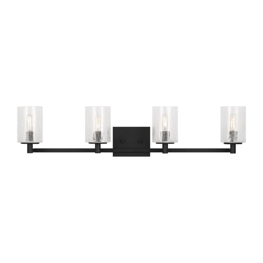 Myhouse Lighting Generation Lighting - GLV1034EN/MBK - Four Light Wall / Bath - Parker - Midnight Black