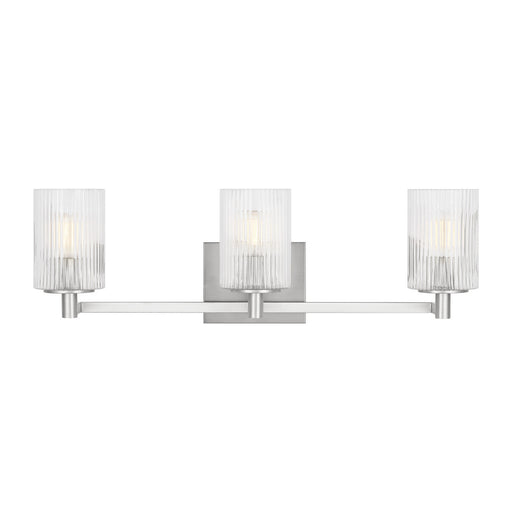 Myhouse Lighting Generation Lighting - GLV1043EN/BS - Three Light Wall / Bath - Lando - Brushed Steel