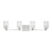 Myhouse Lighting Generation Lighting - GLV1044EN/CH - Four Light Wall / Bath - Lando - Chrome