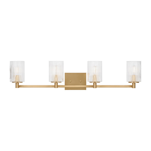 Myhouse Lighting Generation Lighting - GLV1044EN/SB - Four Light Wall / Bath - Lando - Satin Bronze