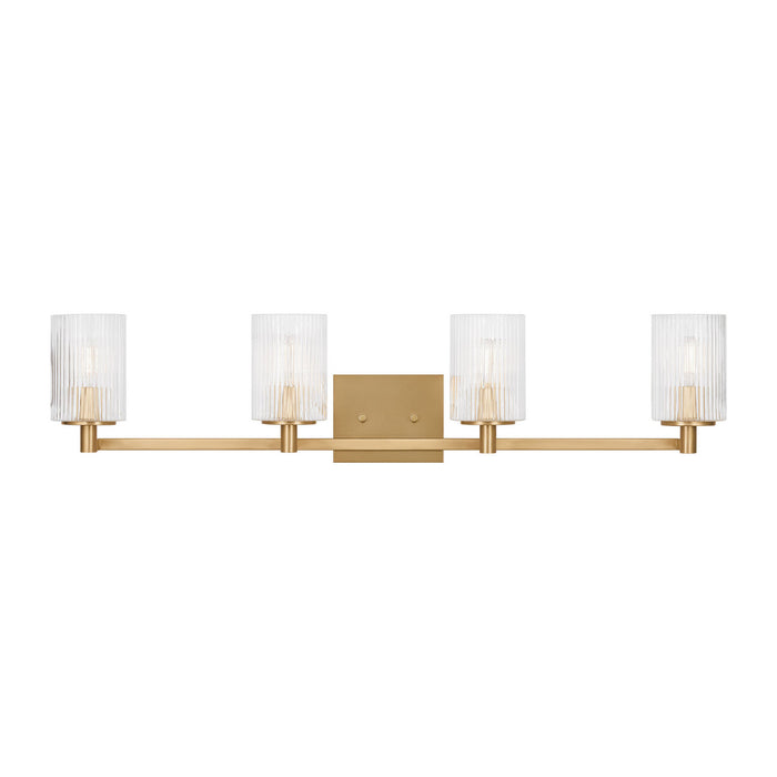 Myhouse Lighting Generation Lighting - GLV1044EN/SB - Four Light Wall / Bath - Lando - Satin Bronze