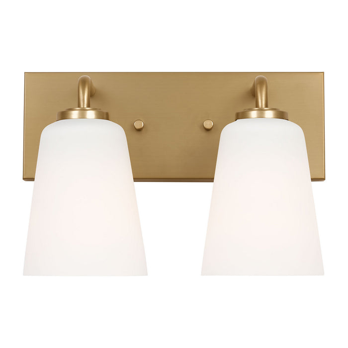 Myhouse Lighting Generation Lighting - GLV1052SB - Vanity - Miles - Satin Brass