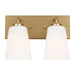 Myhouse Lighting Generation Lighting - GLV1052SB - Vanity - Miles - Satin Brass