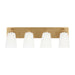 Myhouse Lighting Generation Lighting - GLV1054SB - Vanity - Miles - Satin Brass