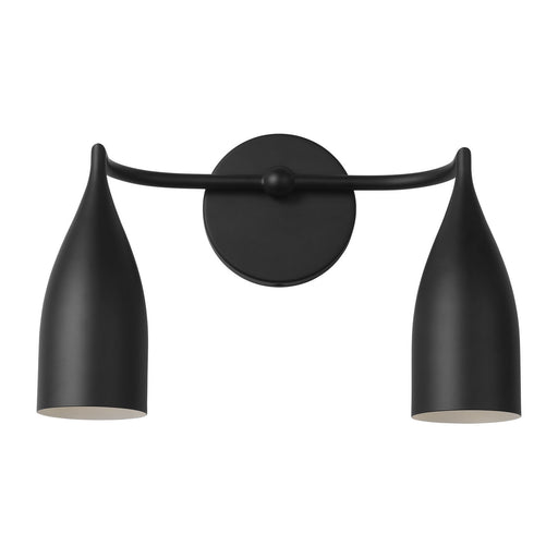 Myhouse Lighting Generation Lighting - GLV1082MBK - Two Light Vanity - Maya - Midnight Black