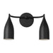 Myhouse Lighting Generation Lighting - GLV1082MBK - Two Light Vanity - Maya - Midnight Black