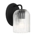 Myhouse Lighting Generation Lighting - GLV1131MBK - Wall Sconce - Eisele - Midnight Black