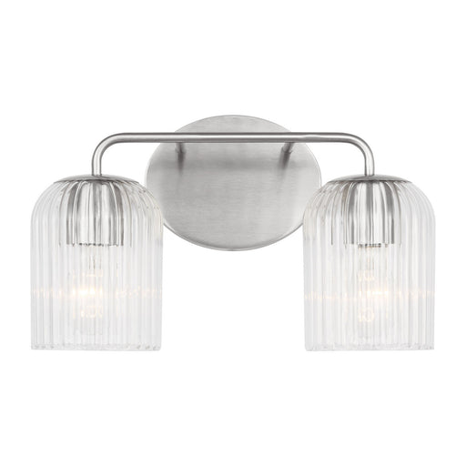 Myhouse Lighting Generation Lighting - GLV1132BS - Two Light Vanity - Eisele - Brushed Nickel