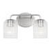 Myhouse Lighting Generation Lighting - GLV1132BS - Two Light Vanity - Eisele - Brushed Nickel