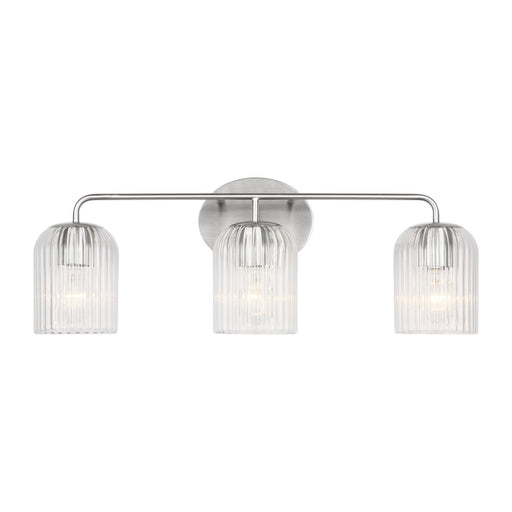 Myhouse Lighting Generation Lighting - GLV1133BS - Three Light Vanity - Eisele - Brushed Nickel