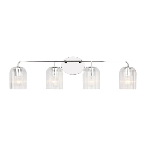 Myhouse Lighting Generation Lighting - GLV1134CH - Four Light Vanity - Eisele - Chrome