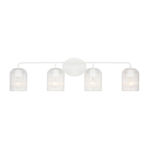 Myhouse Lighting Generation Lighting - GLV1134MWT - Four Light Vanity - Eisele - Matte White