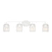 Myhouse Lighting Generation Lighting - GLV1134MWT - Four Light Vanity - Eisele - Matte White