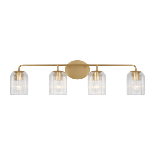 Myhouse Lighting Generation Lighting - GLV1134SB - Four Light Vanity - Eisele - Satin Brass
