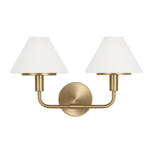 Myhouse Lighting Generation Lighting - GLW1022SB - Wall Sconce - Mendota - Satin Brass