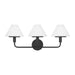 Myhouse Lighting Generation Lighting - GLW1033MBK - Wall Sconce - Mendota - Midnight Black