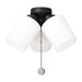 Myhouse Lighting Generation Lighting - MC268MBK - Fan Light Kit - Windom - Midnight Black