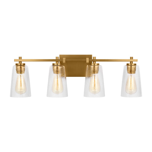 Myhouse Lighting Visual Comfort Studio - VS24304BBS - Four Light Vanity - Mercer - Burnished Brass