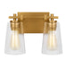 Myhouse Lighting Visual Comfort Studio - VS24302BBS - Two Light Vanity - Mercer - Burnished Brass