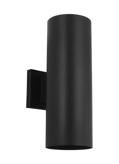 Myhouse Lighting Visual Comfort Studio - SLO1152TXB - Two Light Wall Lantern - Outdoor Cylinders - Textured Black
