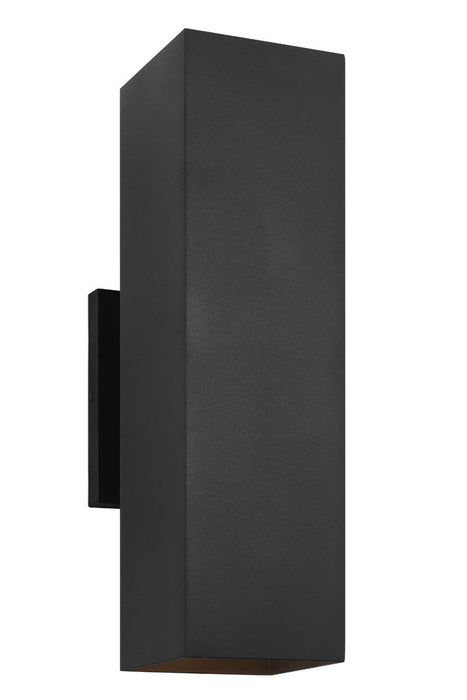 Myhouse Lighting Visual Comfort Studio - SLO1132TXB - Two Light Wall Lantern - Pohl - Textured Black