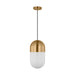 Myhouse Lighting Visual Comfort Studio - DJP1141SB - One Light Pendant - Foster - Satin Brass