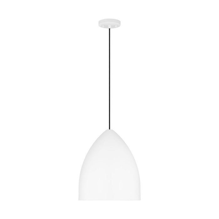 Myhouse Lighting Visual Comfort Studio - DJP1151MWT - One Light Pendant - Huron - Matte White