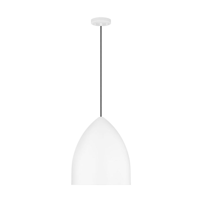 Myhouse Lighting Visual Comfort Studio - DJP1161MWT - One Light Pendant - Huron - Matte White