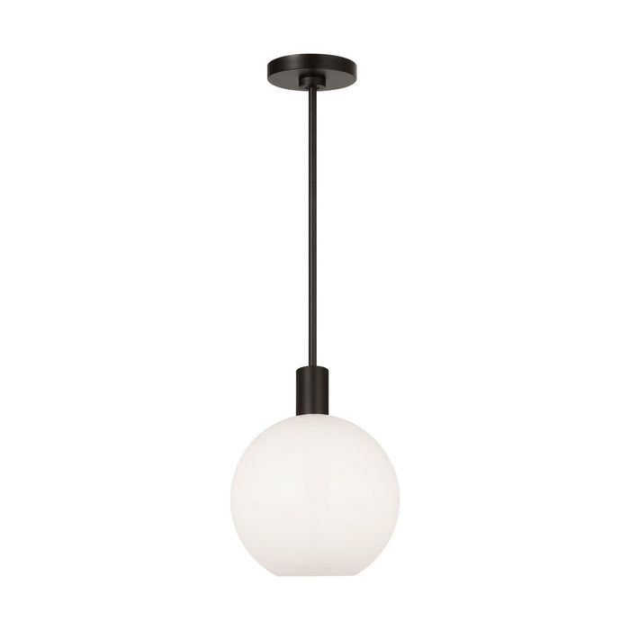 Myhouse Lighting Visual Comfort Studio - DJP1171MBK - One Light Pendant - Colewood - Midnight Black