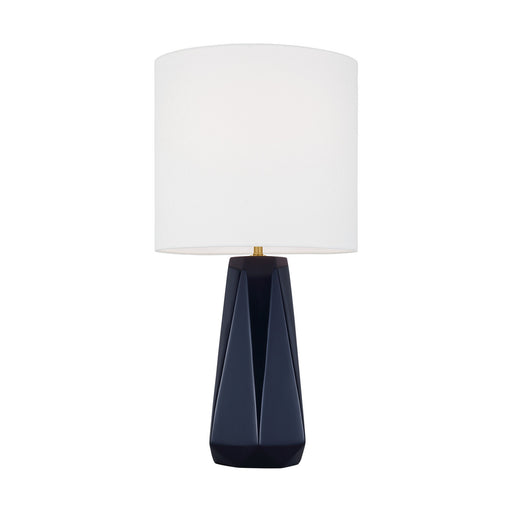 Myhouse Lighting Visual Comfort Studio - DJT1071GNV1 - One Light Table Lamp - Moresby - Gloss Navy